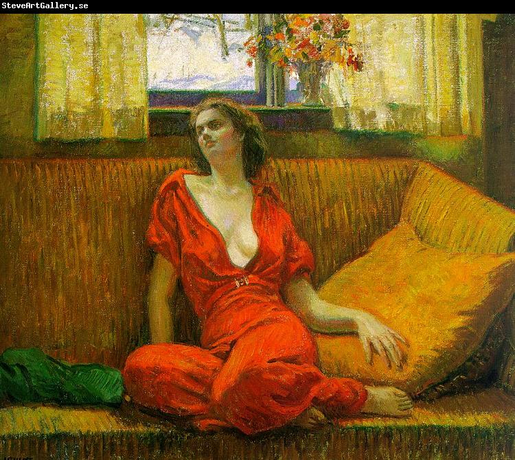 Wilson Irvine Lady in Red